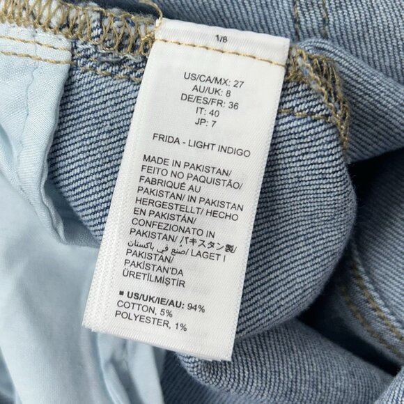 NEW The Drop Frida Wide Leg Jeans Women’s Size 27 High Rise - Picture 10 of 12